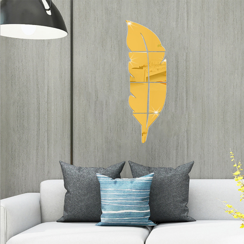 Toll alakú falmatrica, akril, tükrös felület, vízálló