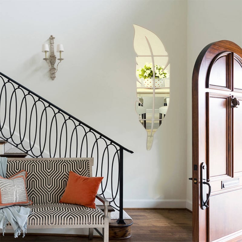 Toll alakú falmatrica, akril, tükrös felület, vízálló