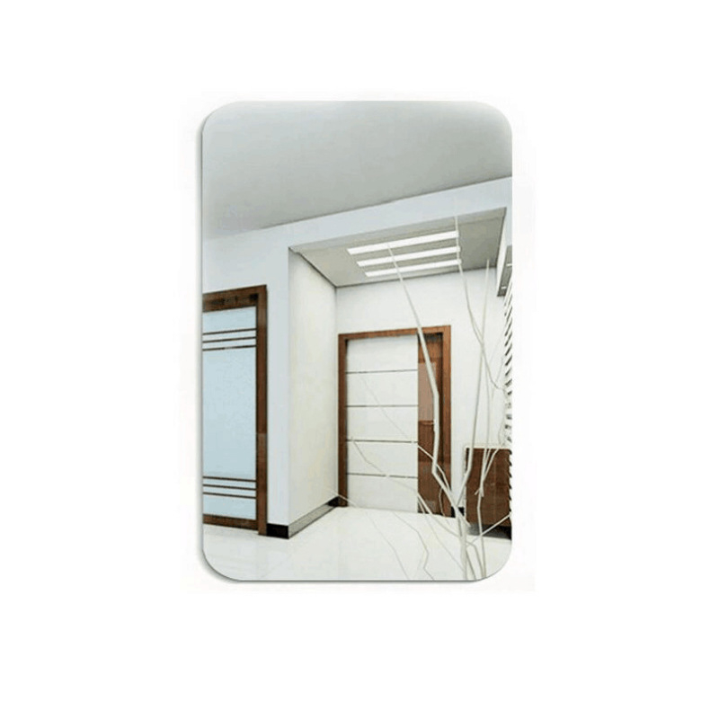 Jednodijelno akrilno zidno ogledalo, samoljepljivo, vodootporno, moderni minimalistički stil, za dnevni boravak, spavaću sobu, radnu sobu, kupaonicu, balkon