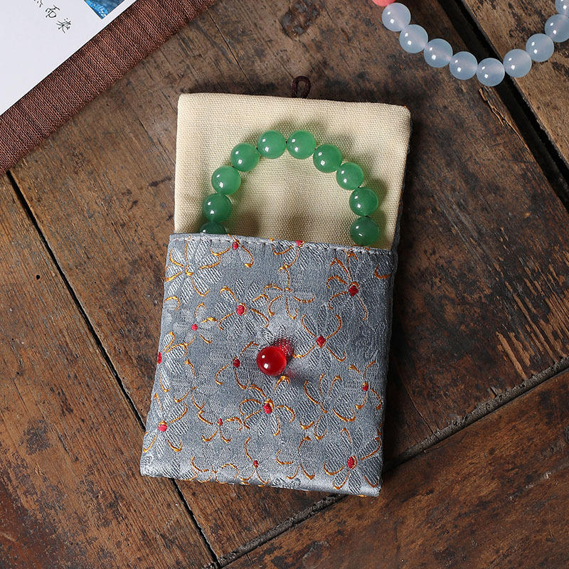 Чанта за бижута от плат, опаковка за бижута, без персонализация, допуск около 1 см