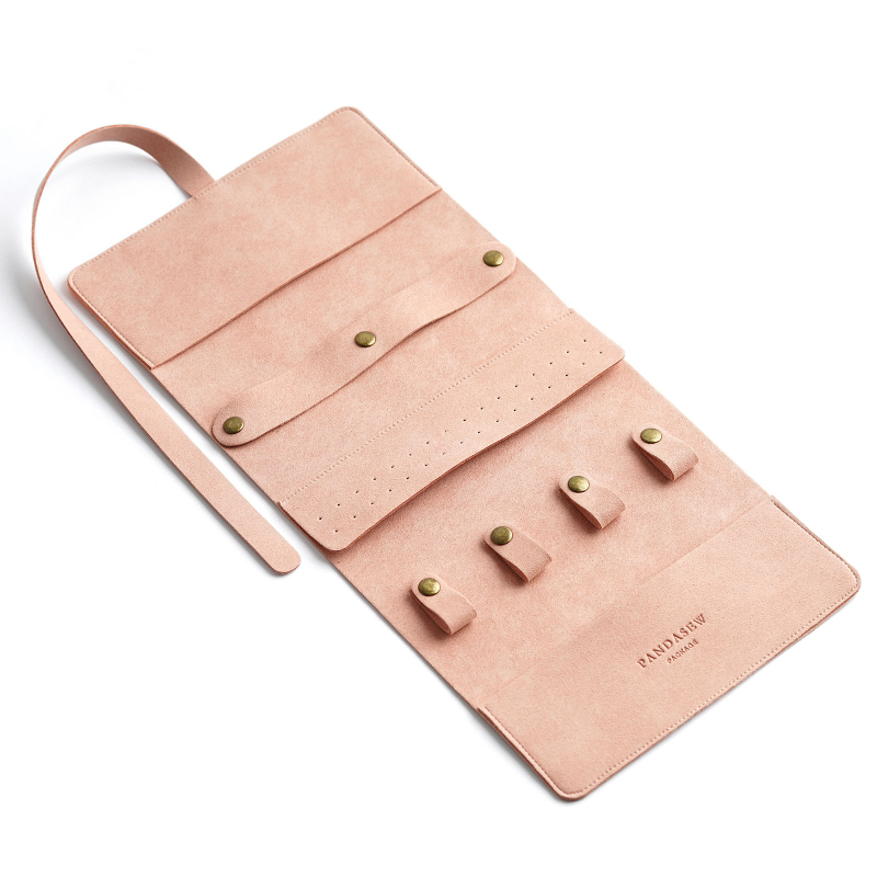 Sunflower blooms xPandasew Ρολό Κοσμημάτων, Πολυλειτουργικός Οργανωτής από Ύφασμα για Σκουλαρίκια, Δαχτυλίδια, Κολιέ και Ρολόγια