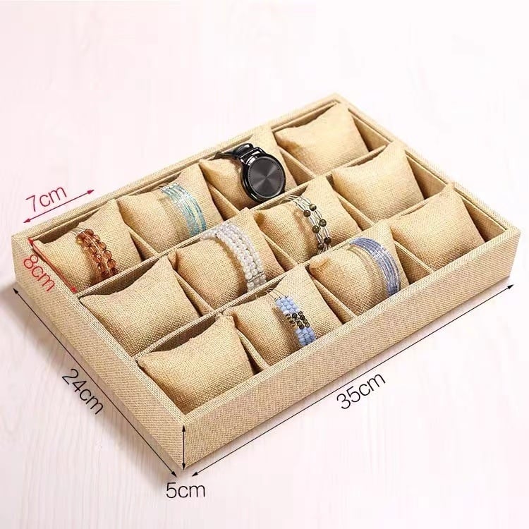 Δίσκος προβολής κοσμημάτων με μαξιλαράκι – συνθετικό υλικό, συσκευασία κοσμημάτων, μάρκα Liyan Packaging