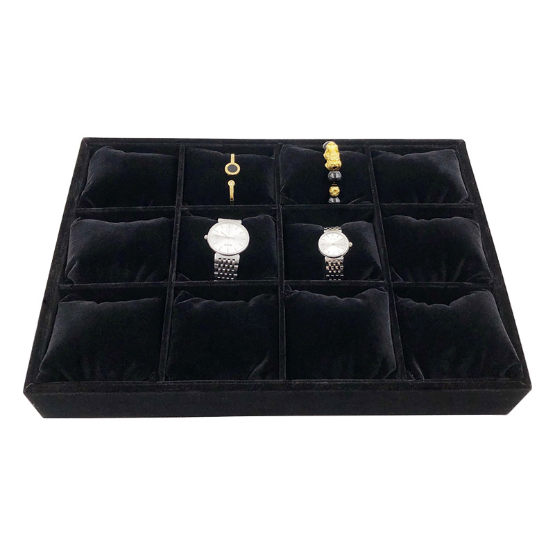 Κουτί κοσμημάτων ανθεκτικό στη σκόνη με 12 διαμερίσματα για προβολή και αποθήκευση; ύφασμα, σακούλα συσκευασίας, ειδική συσκευασία κοσμημάτων