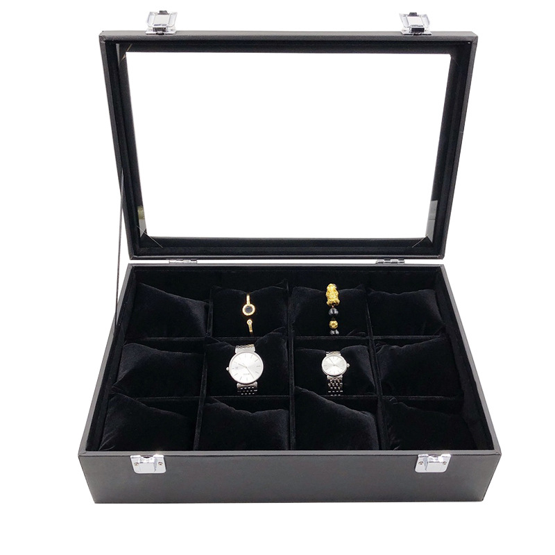 Κουτί κοσμημάτων ανθεκτικό στη σκόνη με 12 διαμερίσματα για προβολή και αποθήκευση; ύφασμα, σακούλα συσκευασίας, ειδική συσκευασία κοσμημάτων