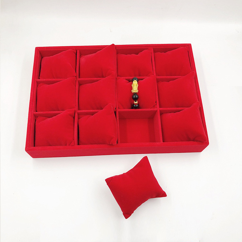Κουτί κοσμημάτων ανθεκτικό στη σκόνη με 12 διαμερίσματα για προβολή και αποθήκευση; ύφασμα, σακούλα συσκευασίας, ειδική συσκευασία κοσμημάτων