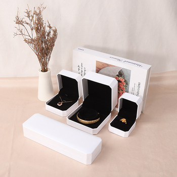 Κουτί κοσμημάτων οκταγωνικό, δερματόχαρτον κάλυμμα, συσκευασία κοσμημάτων, μάρκα Zhen box