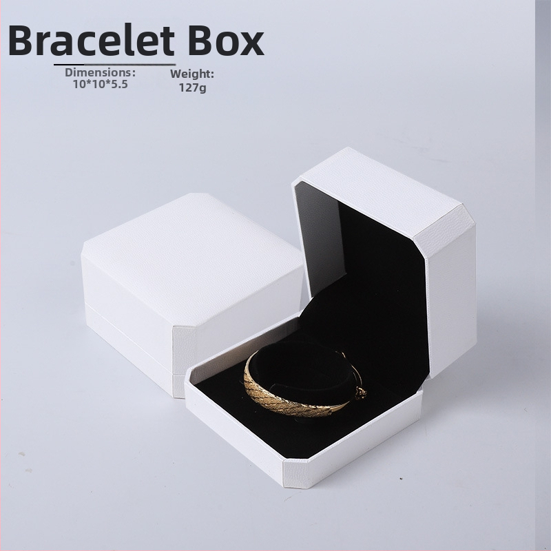 Κουτί κοσμημάτων οκταγωνικό, δερματόχαρτον κάλυμμα, συσκευασία κοσμημάτων, μάρκα Zhen box