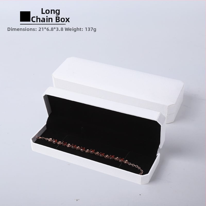 Κουτί κοσμημάτων οκταγωνικό, δερματόχαρτον κάλυμμα, συσκευασία κοσμημάτων, μάρκα Zhen box