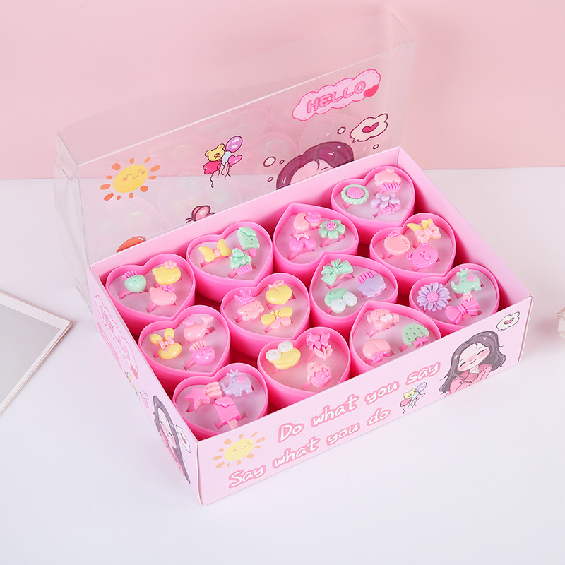 Σετ παιδικού κολιέ με καρδιά από ρητίνη; Σειρά Πριγκίπισσα; χειροποίητο; αλυσίδα με σφαίρες; 11 cm επέκταση