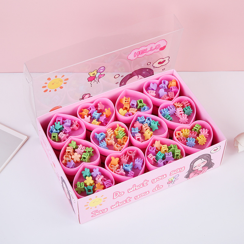 Σετ παιδικού κολιέ με καρδιά από ρητίνη; Σειρά Πριγκίπισσα; χειροποίητο; αλυσίδα με σφαίρες; 11 cm επέκταση