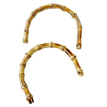 Бамбукова дръжка за чанта SW-0938, Autonomy, ретро национален стил, материал: бамбук, персонализирана обработка, за чанти