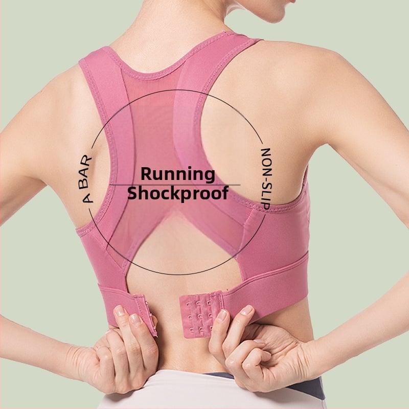 Αθλητικό σουτιέν χωρίς τιράντες από νάιλον, πλήρους κάλυψης, με μεσαίο σχήμα κυπέλου, διαπνέον, για γιόγκα και άσκηση