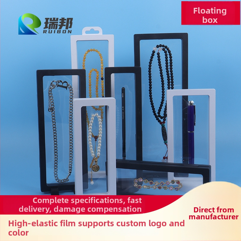 Pikk plastist hoiukarp ja eksponeerimise kasti helmeste ja kellade jaoks tolmukindla tihendusega (injektsiooni vormimine, ultraheli töötlemine; pakkimine shrink wrap; üldine pakkimine)