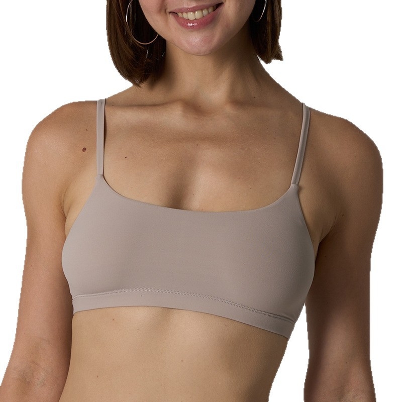 Everyday Scoop Bralette, sportska donja rublja visoke elastičnosti, bez jastučića, bez čeličnih prstena, ultra lagana, 3/4 košarica, tanke oblikovane košarice, fiksirane dvostruke naramenice, materijal najlon/spandeks 76%/24%