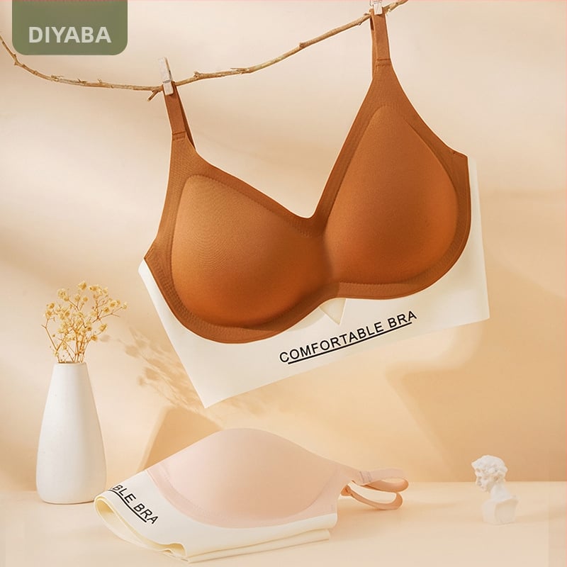 Butoxite Αθλητικό σουτιέν χωρίς ραφές με U‑πλάτη, ασύρματο, με 3/4 κάλυμμα και λεπτές φόρμες, σταθερά διπλά λουριά, διαπνέον και στηρίζει.