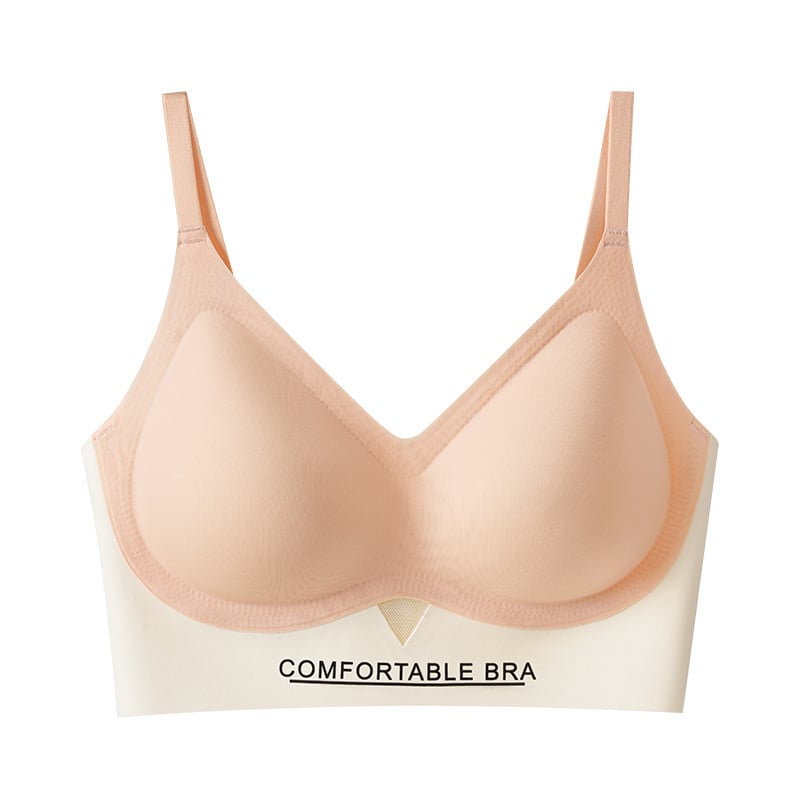 Butoxite Αθλητικό σουτιέν χωρίς ραφές με U‑πλάτη, ασύρματο, με 3/4 κάλυμμα και λεπτές φόρμες, σταθερά διπλά λουριά, διαπνέον και στηρίζει.