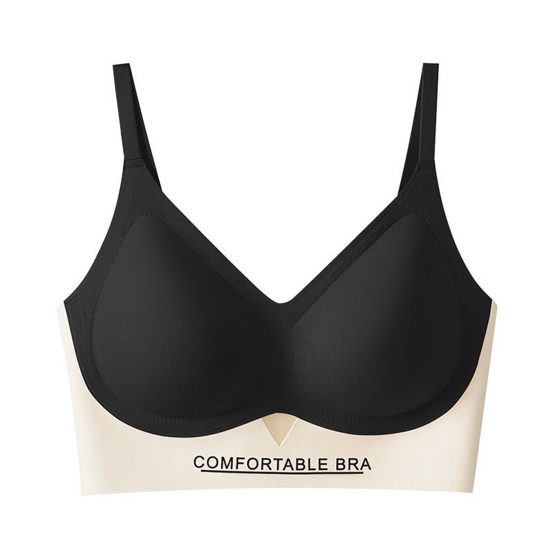 Butoxite Αθλητικό σουτιέν χωρίς ραφές με U‑πλάτη, ασύρματο, με 3/4 κάλυμμα και λεπτές φόρμες, σταθερά διπλά λουριά, διαπνέον και στηρίζει.