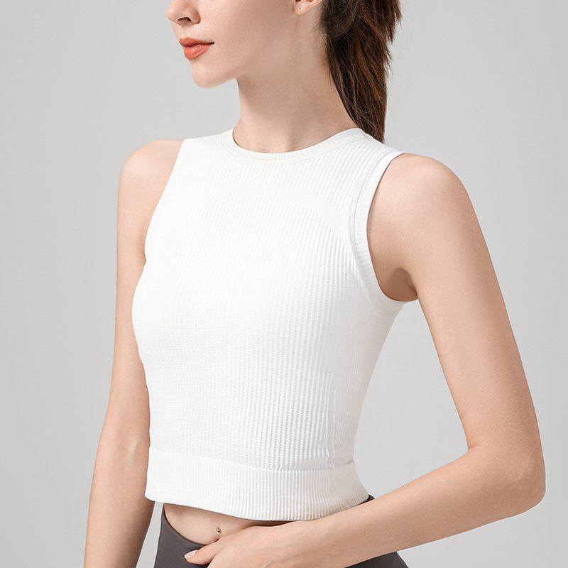 I formos jogos liemenė su kvėpuojančiu nailono-spandekso audiniu, suaugusioms moterims, pavasario-vasaros-rudens sezonas