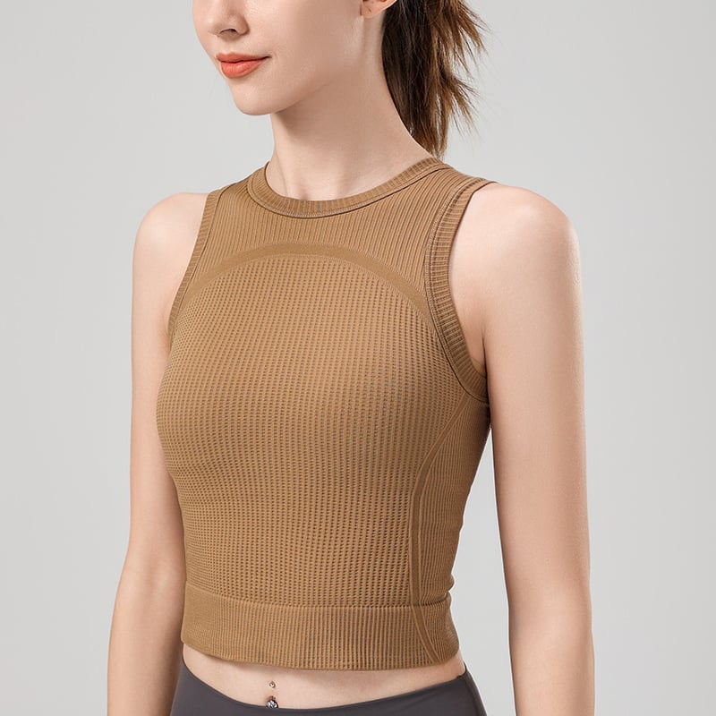 I formos jogos liemenė su kvėpuojančiu nailono-spandekso audiniu, suaugusioms moterims, pavasario-vasaros-rudens sezonas