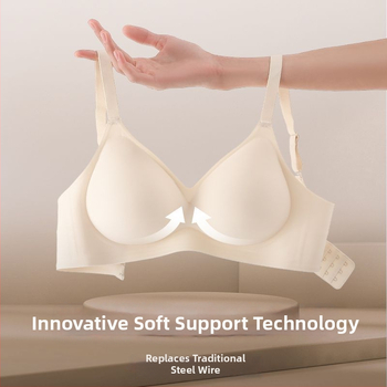 Σουτιέν για μικρό στήθος: Κύπελλο 3/4, μορφοποιημένο κύπελλο με λεπτό επάνω μέρος και παχύτερο κάτω, πίσω τρεις σειρές αγκράφες, σταθερά διπλά λουριά, μαλακή στήριξη, συγκέντρωση και ελαφρύ push-up