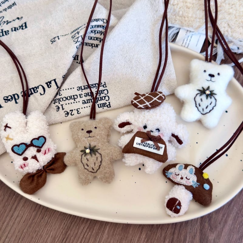 Kaelakee - käsitsi valmistatud plüüsloom lastele, kangasmaterjal, 2025 sügis, tootmise number 1139