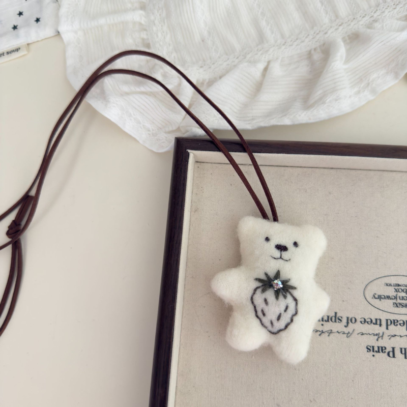 Kaelakee - käsitsi valmistatud plüüsloom lastele, kangasmaterjal, 2025 sügis, tootmise number 1139