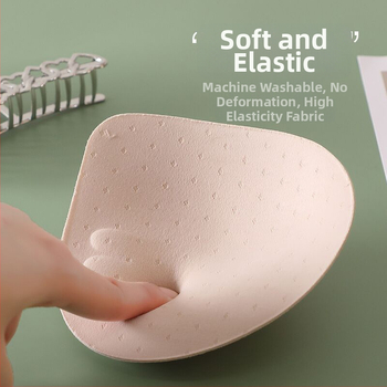 Νάιλον επένδυση στήθους - 2 εκ. πάχος, αναπνέουσα, απορροφητικό ιδρώτα, αόρατη στήριξη για αθλητικό γιλέκο