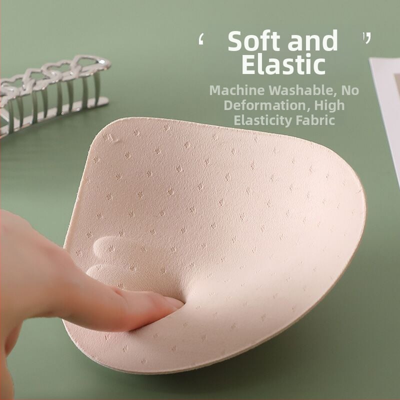 Νάιλον επένδυση στήθους - 2 εκ. πάχος, αναπνέουσα, απορροφητικό ιδρώτα, αόρατη στήριξη για αθλητικό γιλέκο