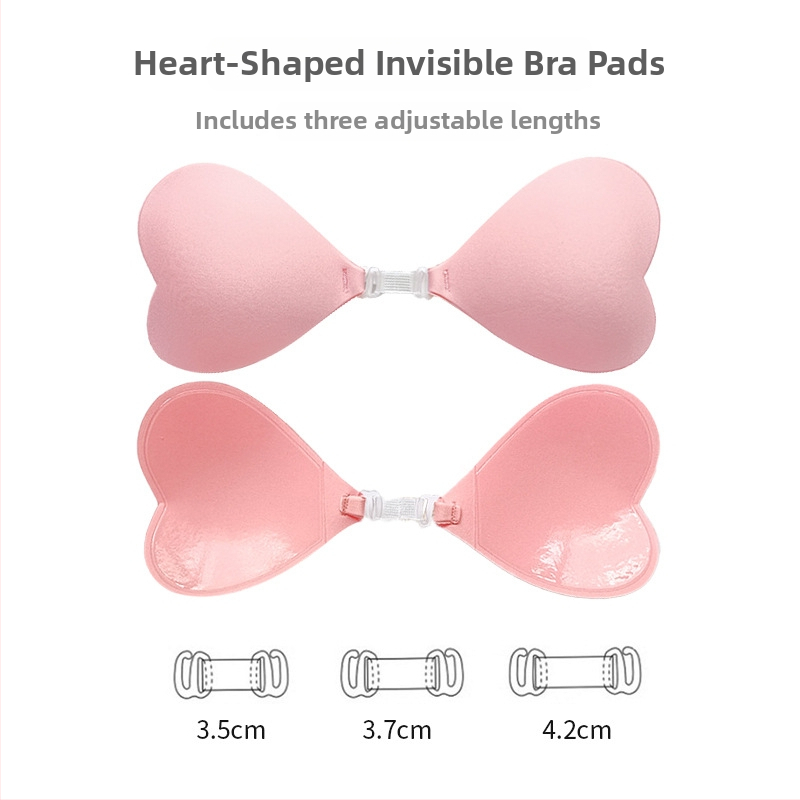 Καρδιάς σχήματος επίθεμα στήθους για μπικίνι – Νάιλον, Συλλογή, Αόρατο, Παχύτερο, Σεξι (Σχήμα θηλής: καρδιά)