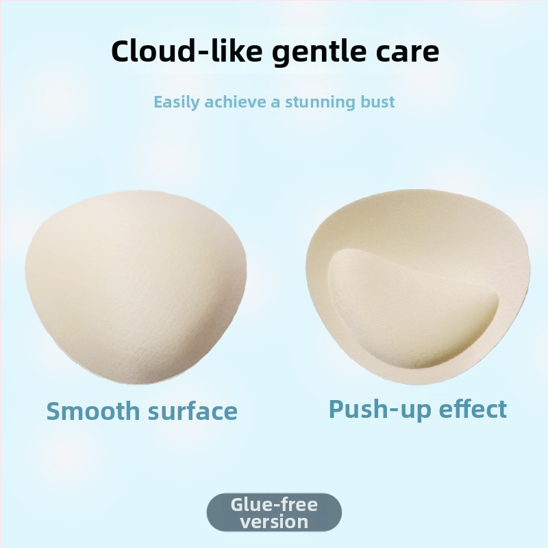 Σιλικόνιες επενδύσεις στήθους σε σχήμα αυγού, παχιές, αυτοκόλλητες, διαπνέουσες, αόρατες