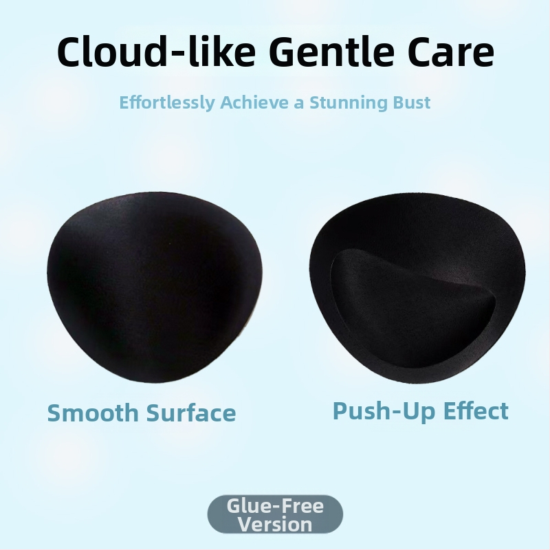 Σιλικόνιες επενδύσεις στήθους σε σχήμα αυγού, παχιές, αυτοκόλλητες, διαπνέουσες, αόρατες