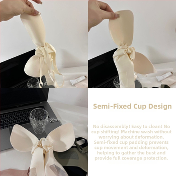 Bevielė, be siūlių liemenėlė su tinkline gilia V iškirpte, kvėpuojanti, užsegimas kabliuku