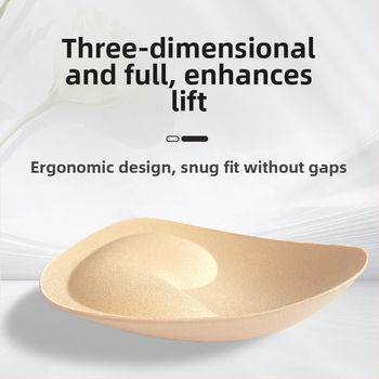 Τρίγωνα διπλής όψης αόρατα μαξιλαράκια στήθους για σουτιέν χωρίς κόλλα, νάιλον, παχύτερα, αυξάνουν το στήθος, μάρκα Foreign stars, κυκλοφόρηση καλοκαίρι του 2025