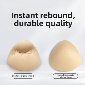 Τρίγωνα διπλής όψης αόρατα μαξιλαράκια στήθους για σουτιέν χωρίς κόλλα, νάιλον, παχύτερα, αυξάνουν το στήθος, μάρκα Foreign stars, κυκλοφόρηση καλοκαίρι του 2025