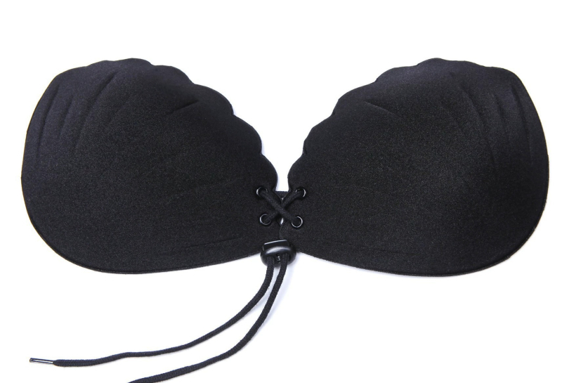 Επίθεμα στήθους από νάιλον για μαγιό, γυαλιστερή επιφάνεια, στρογγυλό σχήμα θηλής, συγκράτηση και πρόληψη εξωτερικής διαστολής