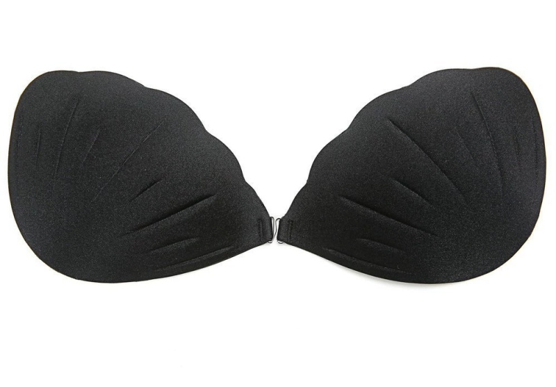 Επίθεμα στήθους από νάιλον για μαγιό, γυαλιστερή επιφάνεια, στρογγυλό σχήμα θηλής, συγκράτηση και πρόληψη εξωτερικής διαστολής