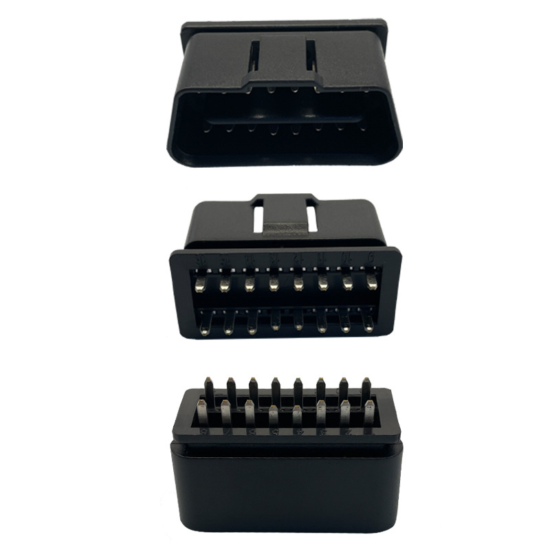 OBD-II θηλυκός προσαρμογέας αυτοκινήτου – Refined Obd-ii, 5V/2A, 16 επαφές, IP6X, άμεση σύνδεση