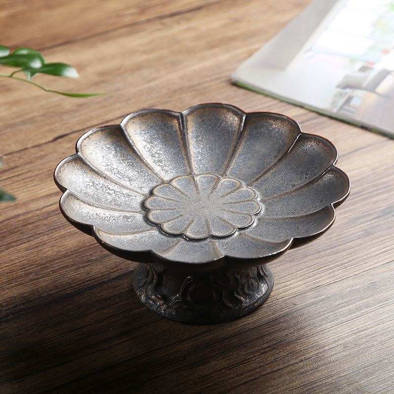 Mood Ceramics gyümölcstál magas lábbal – kerámia, retro lux stílus, bevezetés 2022 tavasz