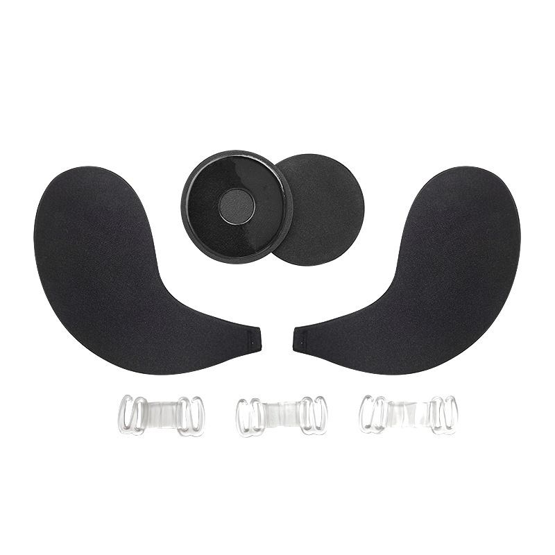 Επίθεμα στήθους με ανύψωση, λεπτό, αόρατο και διαπνέον, σχήμα πεντάφυλλο, κατάλληλο για νυφικό και τιράντες, ερωτικό στυλ