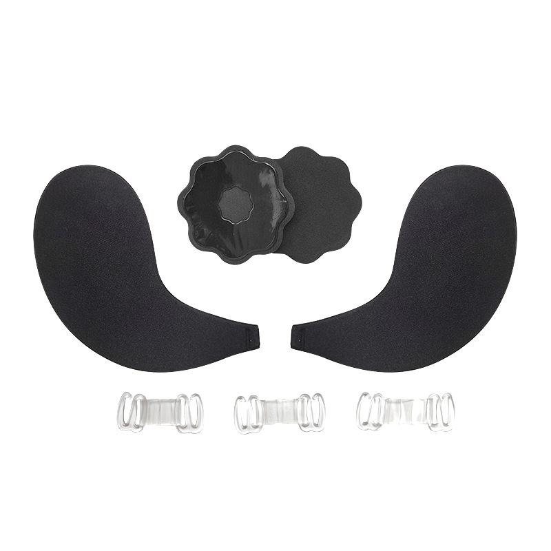 Επίθεμα στήθους με ανύψωση, λεπτό, αόρατο και διαπνέον, σχήμα πεντάφυλλο, κατάλληλο για νυφικό και τιράντες, ερωτικό στυλ