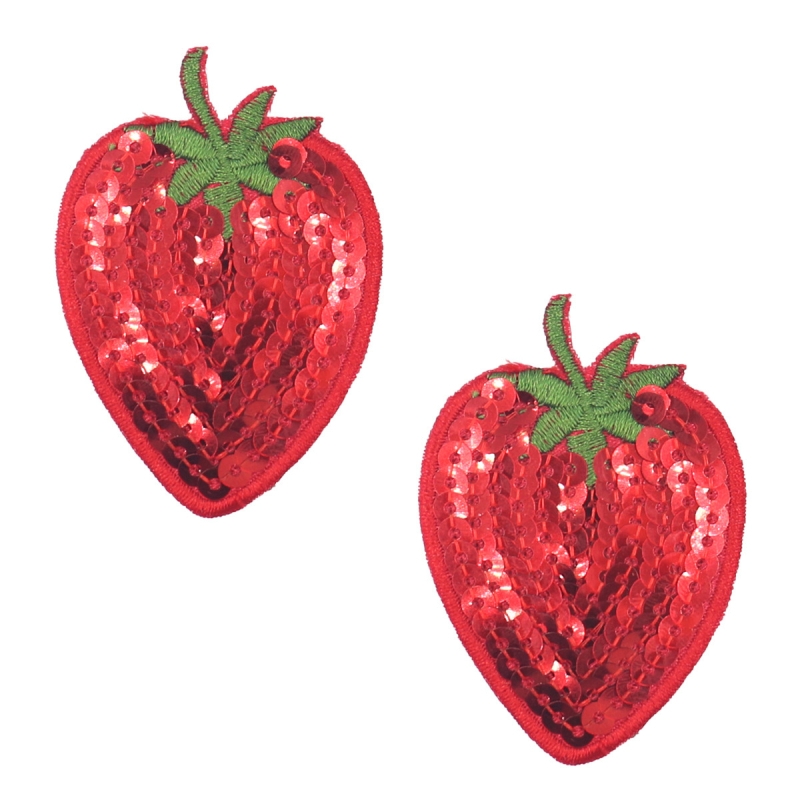 Pasties za grudi s voćnim dijamantnim dizajnom – ananas; materijali: poliester, PU, dijamant; funkcija: bez traga, nevidljive; stil: perle, dijamantni nakit; oblici bradavica: trešnja, jagoda, ananas, jabuka