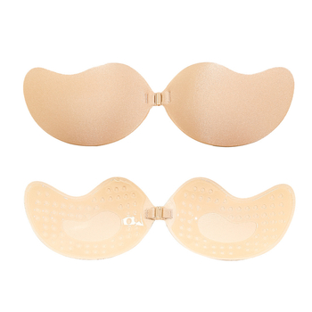 Mangó alakú láthatatlan mellragasztó, pánt nélküli viselethez, pamut, vékony, sima, szexi