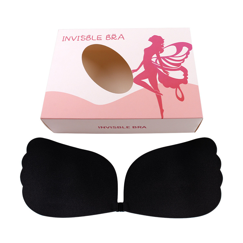 Bez plecu siksnām, pašlīmējošs push-up krūšturis ar 3/4 kausu, bezšuvju viengabala dizains