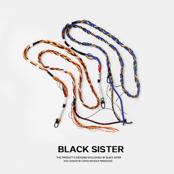 Λουράκι κινητού DIY — χειροποίητο νάιλον σκοινί, πολυλειτουργικός διακοσμητικός ιμάντας για τσάντα, crossbody