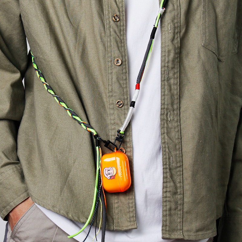 Λουράκι κινητού DIY — χειροποίητο νάιλον σκοινί, πολυλειτουργικός διακοσμητικός ιμάντας για τσάντα, crossbody