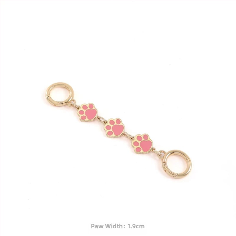 Yuyue Μεταλλικός ιμάντας ώμου για τσάντες, ultra-light, σχέδιο γάτας με πατουσάκι σε καρτούν