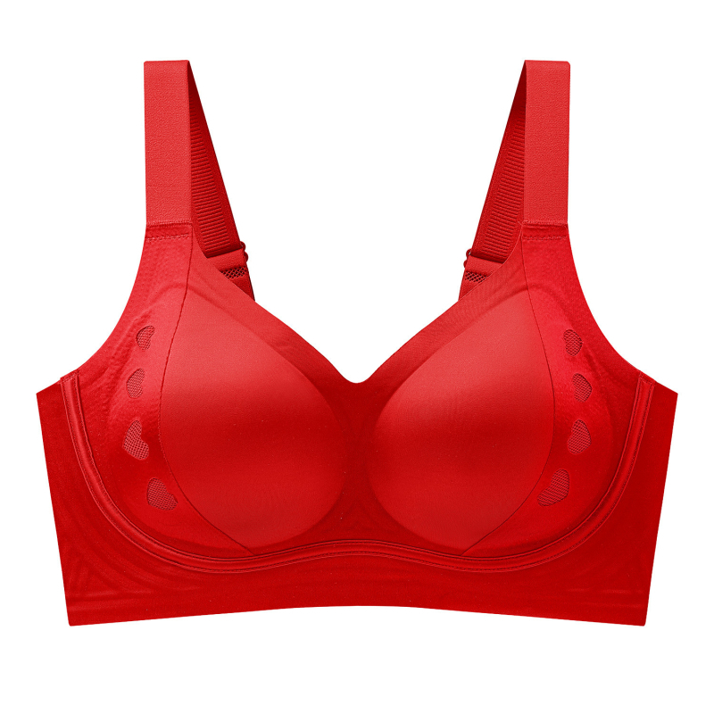 Бюстгальтер за повдигане с фиксирани чашки, анти-увисване, за малък бюст (Чашки: пълни; Тип чаши: тънко формовани; Презрамки: фиксирани; Закопчаване: задно четири реда закопчалки)