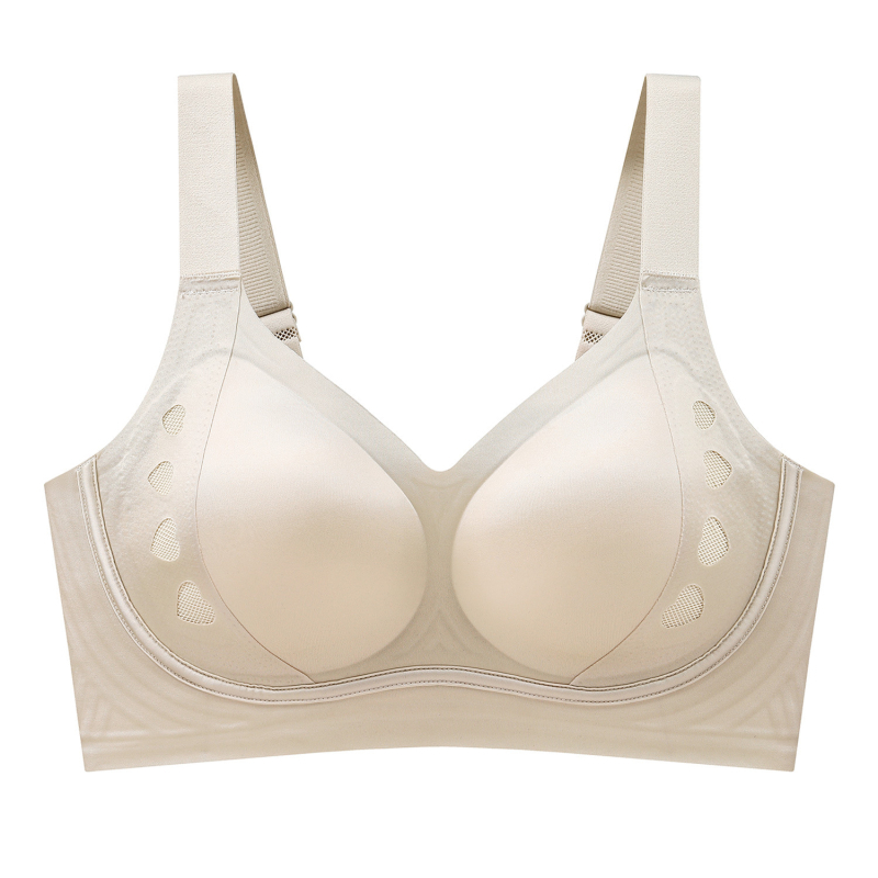 Бюстгальтер за повдигане с фиксирани чашки, анти-увисване, за малък бюст (Чашки: пълни; Тип чаши: тънко формовани; Презрамки: фиксирани; Закопчаване: задно четири реда закопчалки)