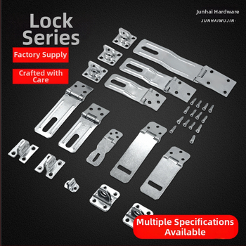 Durvju bloķēšanas plāksne pret zādzībām, virsmas uzstādāšana, dzelzs, aerosola krāsa, Junhai, mūsdienīgs minimalisms, piemērota skapjiem, durvīm un logiem