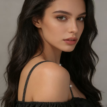 Kāzu krūštura siksna ar trim rindām kristālu, regulējama, neredzama plecu siksna, neilons